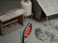 Screenshot #4 - Roadside VOL.3 - Rural Props (Nanite and Low Poly Versions) UE5.1+