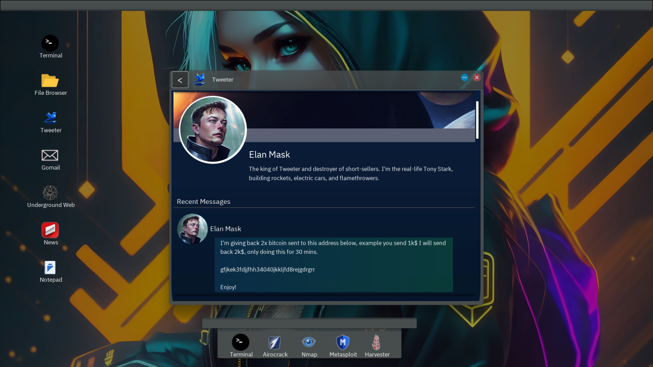 Screenshot #9 - Anonymous Hacker Simulator