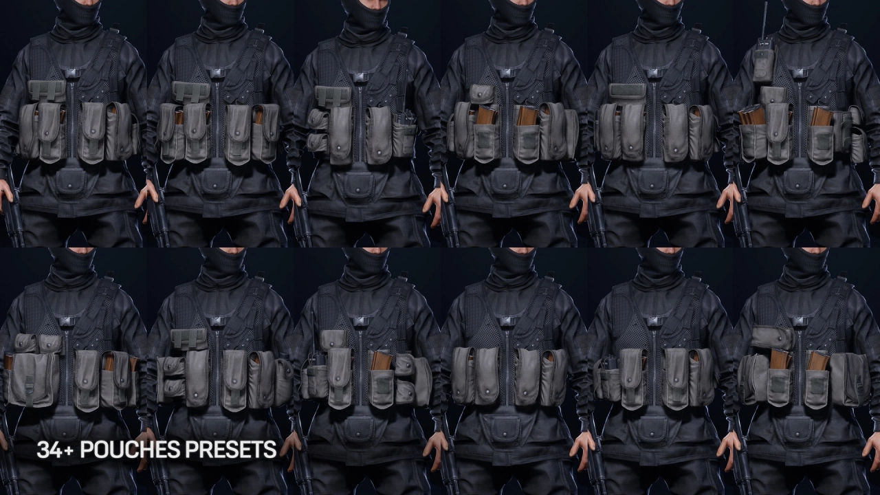 Screenshot #5 - Modular Soldier Pack Vol. 3 – Unreal Engine (5.7)