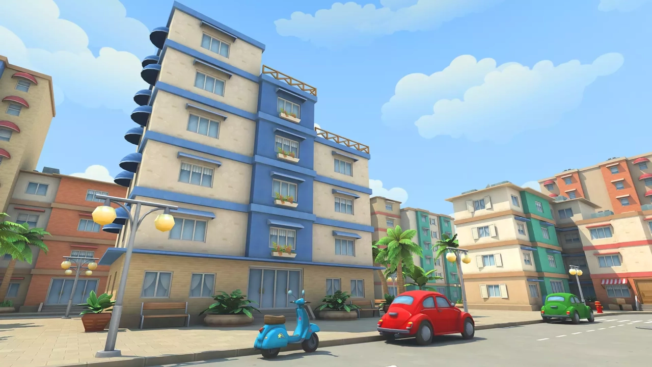 Screenshot #4 - Lowpoly Resort Town