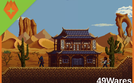 Pixelart Samurai Sideview Tileset - #1 - Wasteland