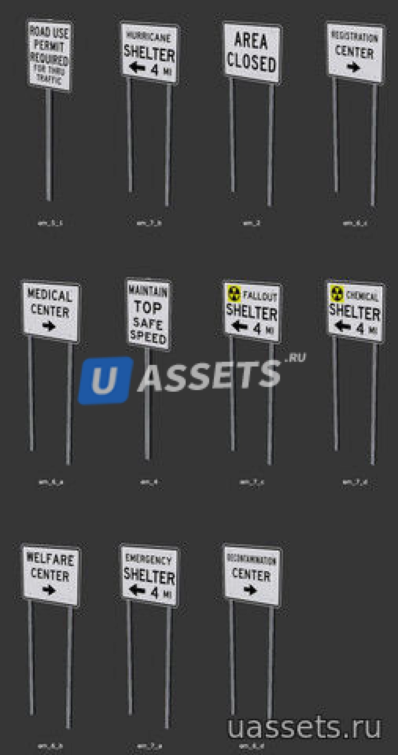 Screenshot #2 - 430 Prefab Traffic Signs