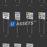 Screenshot #2 - 430 Prefab Traffic Signs