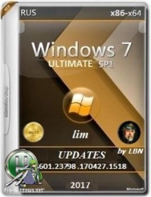 Windows 7 Ultimate SP1 7601.23798 x86-x64 RU-RU LIM