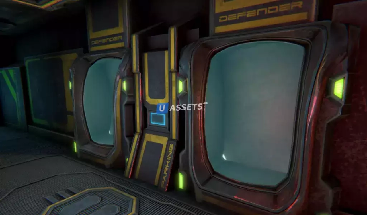 Screenshot #3 - FPS/Survival Sci-Fi game assets v1