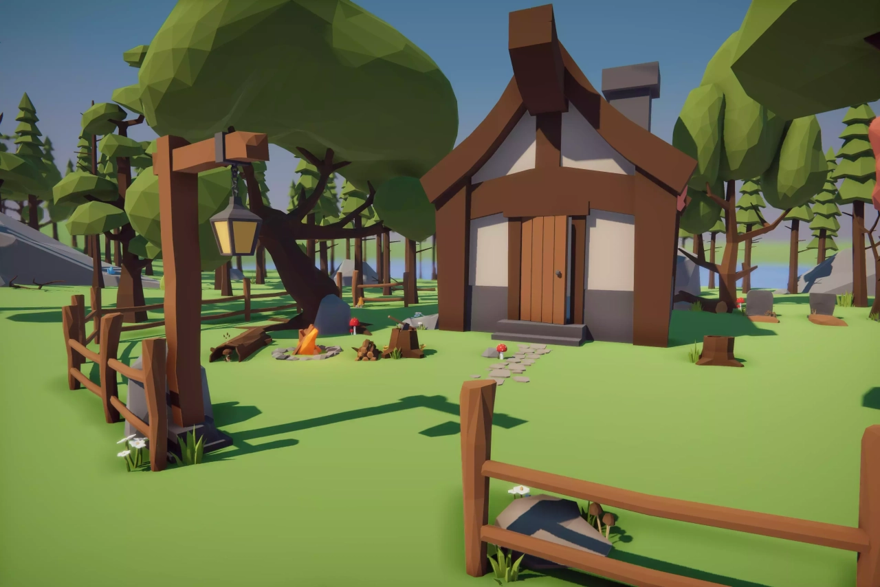 Screenshot #1 - Low-Poly Nature Pack