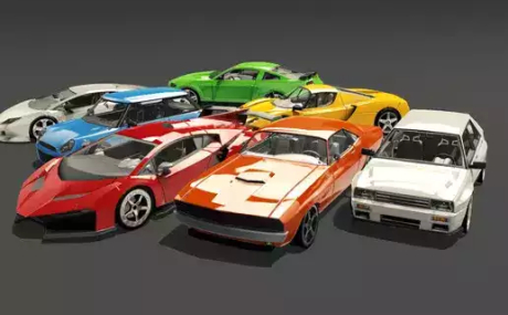 60 Fantastic Race Cars Pack