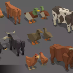 Screenshot #3 - Simple Farm Animals - Cartoon Assets