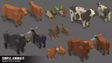 Screenshot #3 - Simple Farm Animals - Cartoon Assets