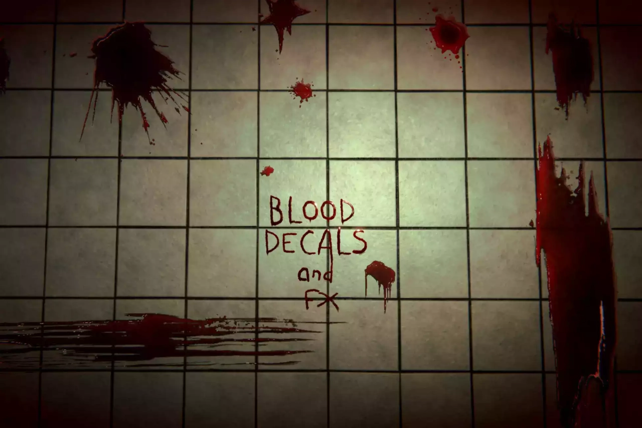 Screenshot #1 - Blood Decals and FX (BuiltIn+URP+HDRP)