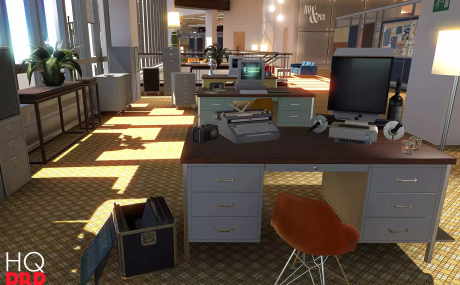 HQ PBR Retro Office Environment