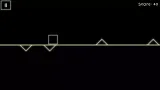 Screenshot #2 - Infinite 2d line runner - avoid triangle obstacles