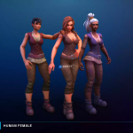 Screenshot #1 - Modular Fantasy Stylized Human Female