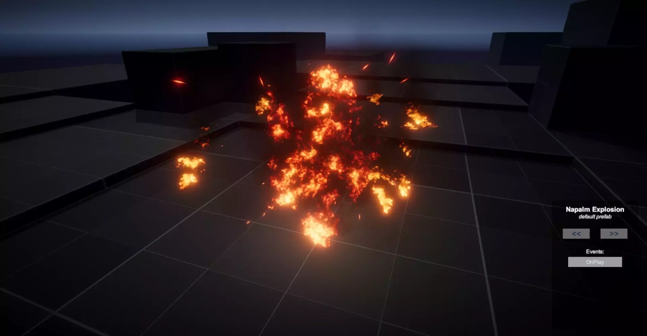 Screenshot #4 - UNI VFX: Realistic Explosions, Fire & Smoke for Visual Effect Graph