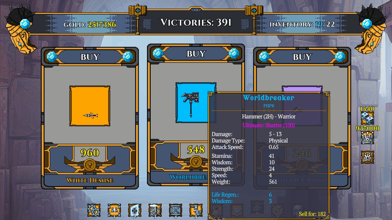 Screenshot #7 - Dwarves: Glory, Death and Loot