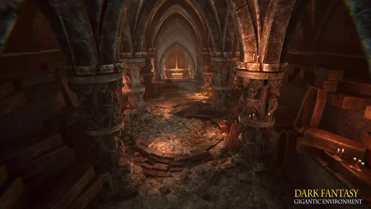 Screenshot #2 - Dark Fantasy Gigantic Environment