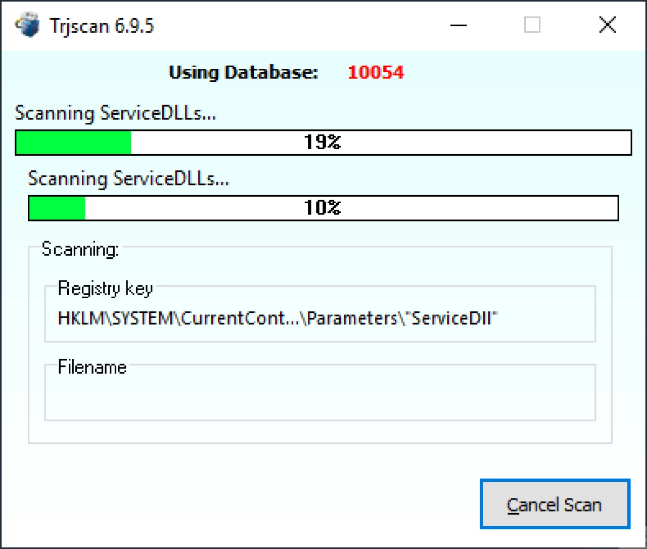 Screenshot #1 - Trojan Remover