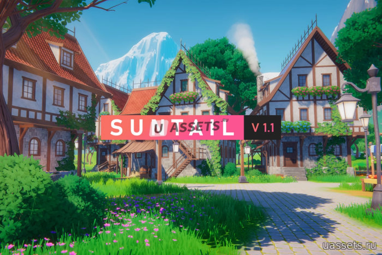 Screenshot #1 - SUNTAIL - Stylized Fantasy Village