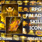 Screenshot #1 - 5800 Fantasy RPG Icons Pack