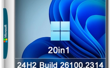 Windows 11 (v24H2) 26100.2314 RUS-ENG -20in1- HWID-act (AIO) by m0nkrus