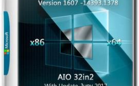 Windows 10 Version 1607 (14393.1378) AIO 32in2 x86-x64