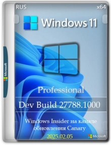 Windows 11 Pro Insider Preview Build 27788.1000 Canary
