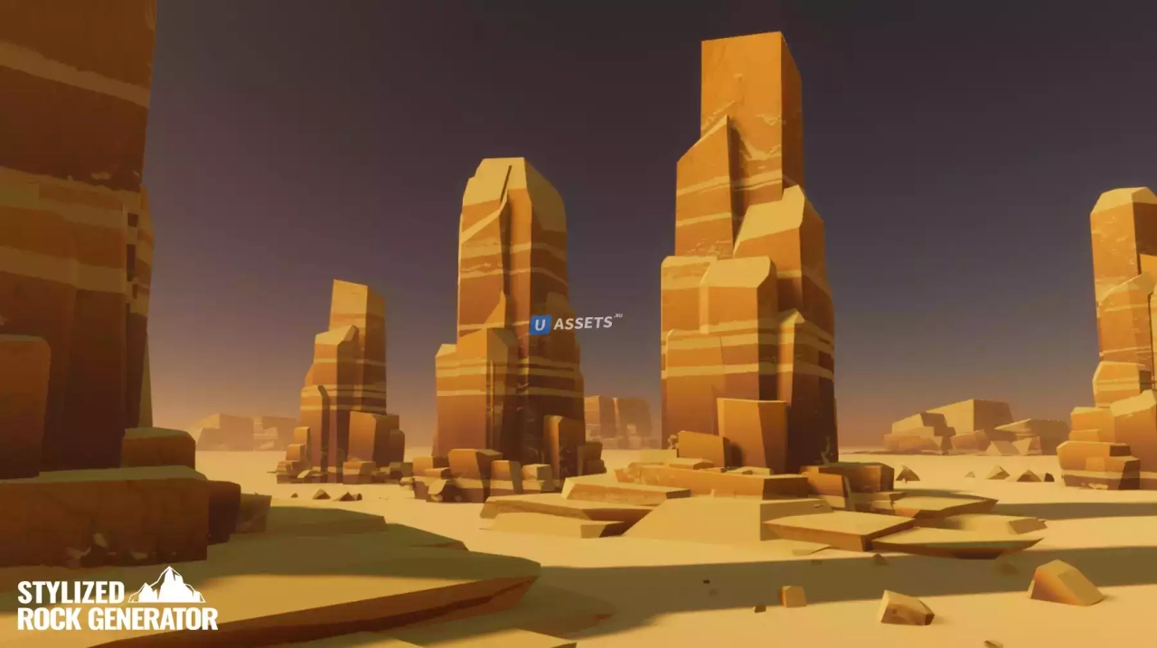 Screenshot #3 - Stylized Rock Generator