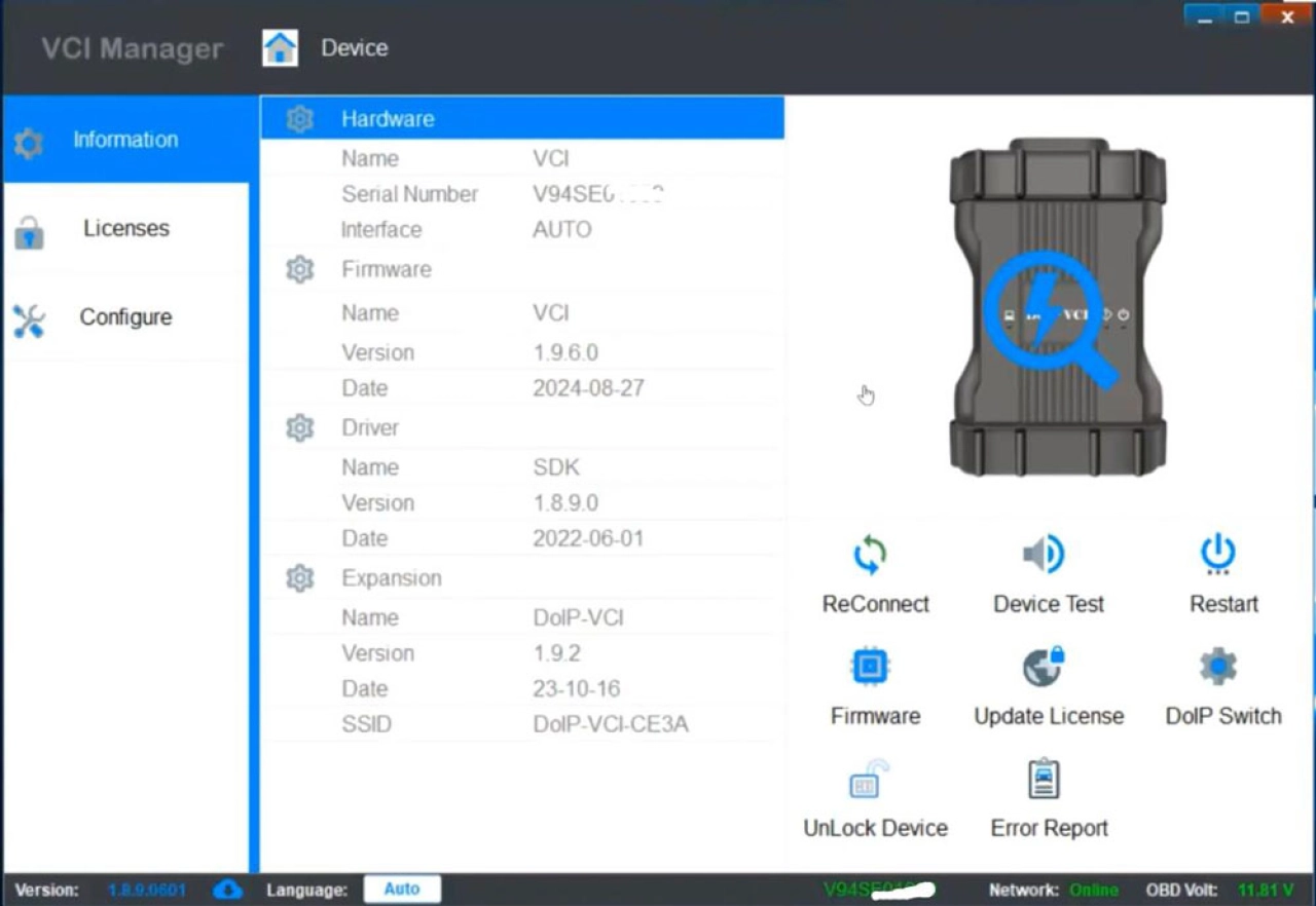 Screenshot #1 - Allscanner VX Manager 1.8.9.0601 + Beta 2024