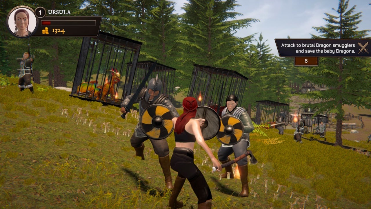 Screenshot #6 - On the Dragon Wings - Birth of a Hero