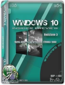 Windows 10 Insider Preview build 16215.1000 (x86/x64) En/Ru