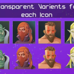 Screenshot #1 - Hand Painted Character Avatar Icons - Fantasy
