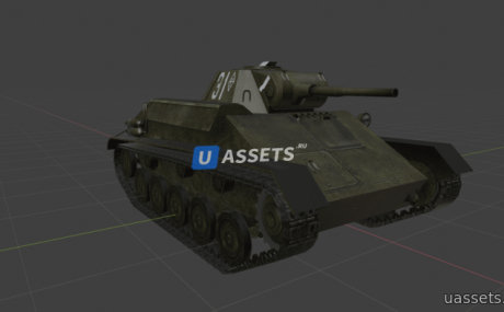 3D Model T-70M