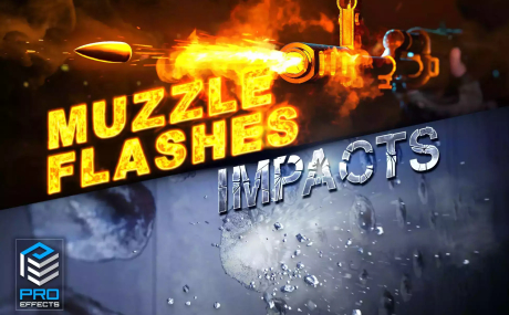 PRO Effects: FPS Muzzle flashes & Impacts