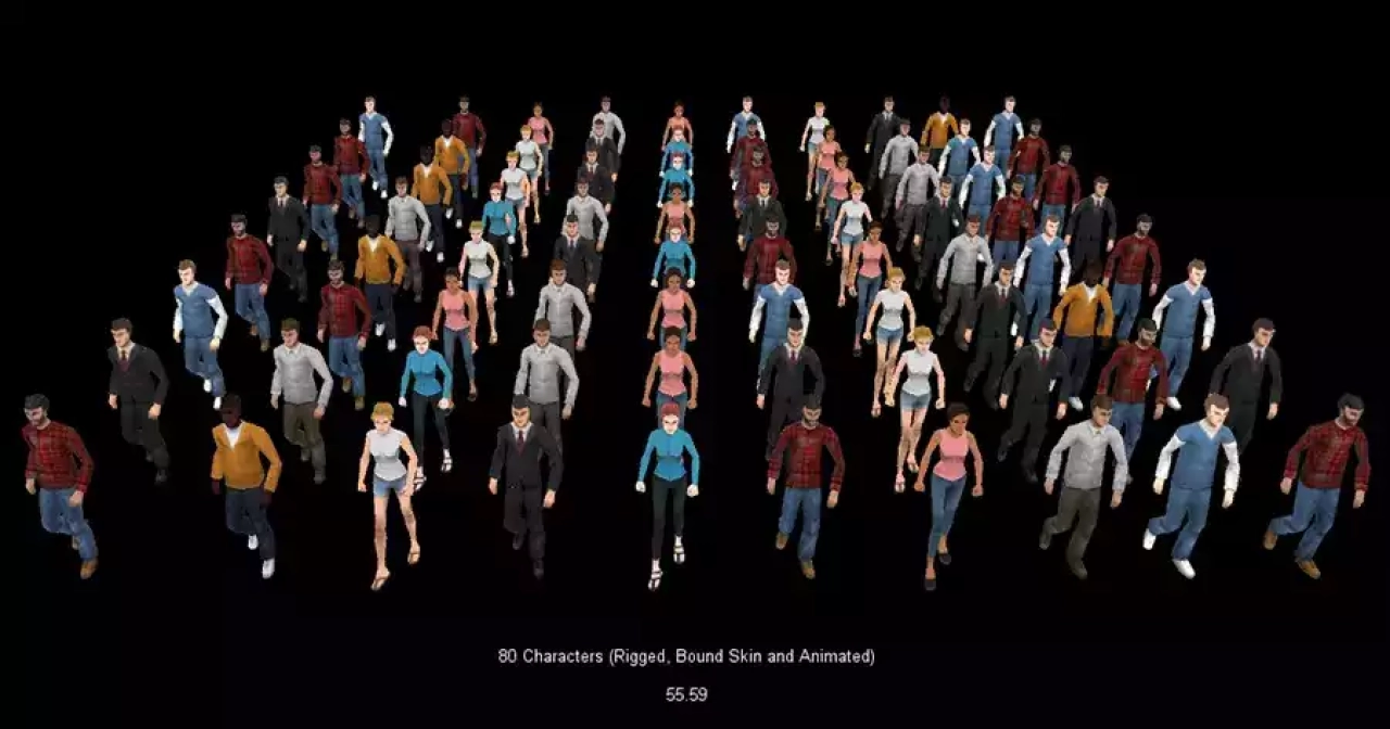 Screenshot #2 - Low Poly Civilian Character Pack