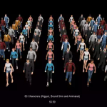 Screenshot #2 - Low Poly Civilian Character Pack