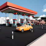 Screenshot #2 - Low Poly Gas Station Set