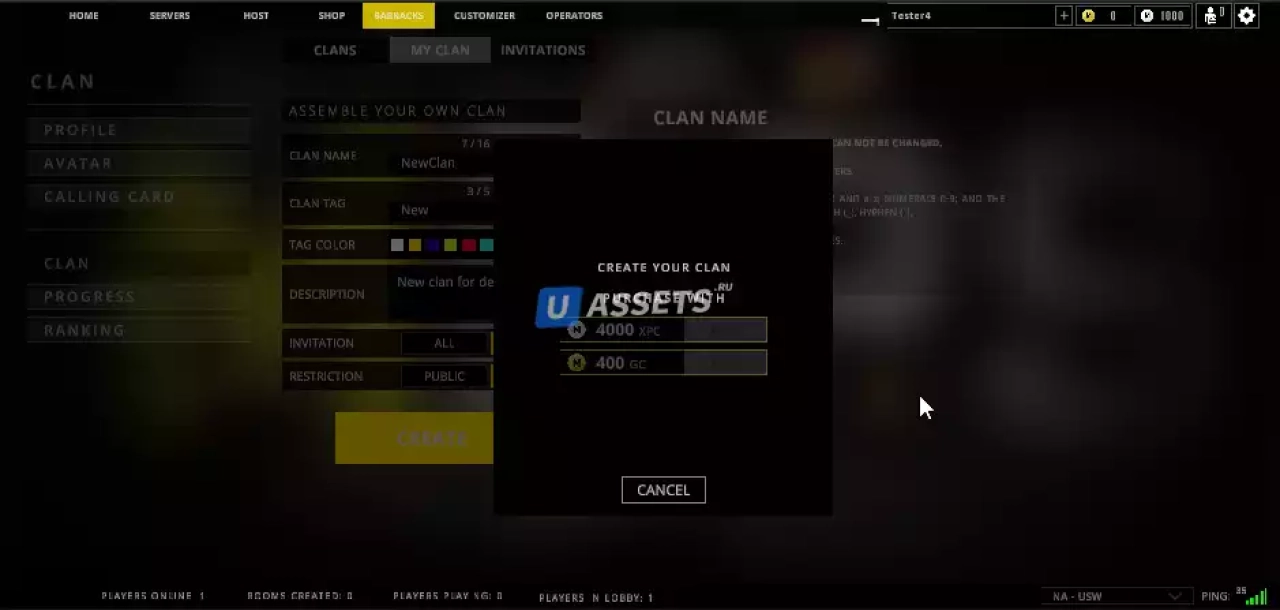 Screenshot #2 - MFPS Clan System