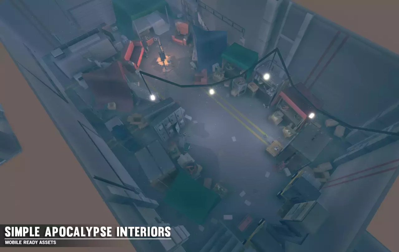 Screenshot #4 - Simple Apocalypse Interiors - Cartoon Assets