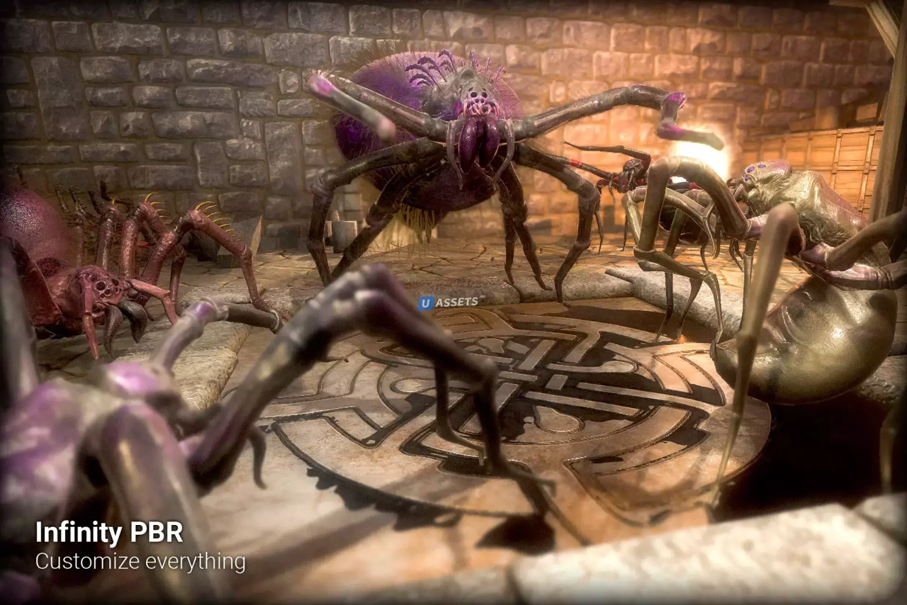 Screenshot #1 - Spider Character Spiders Pack - Fantasy RPG