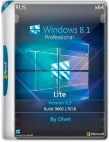 Windows 8.1 для слабых ПК Pro (6.3.9600.17056) Lite x64 by Divet