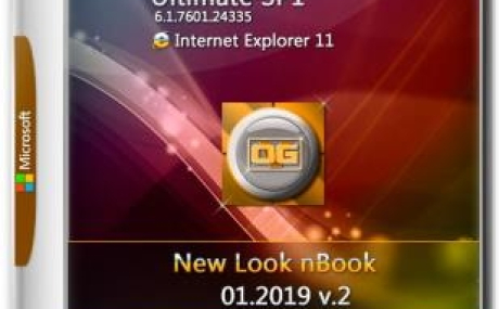 Windows 7 Ultimate Ru x86/x64 nBook IE11 by OVGorskiy® 01.2019 1DVD v2