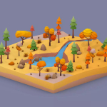 Screenshot #3 - Low Poly Autumn Locations Pack