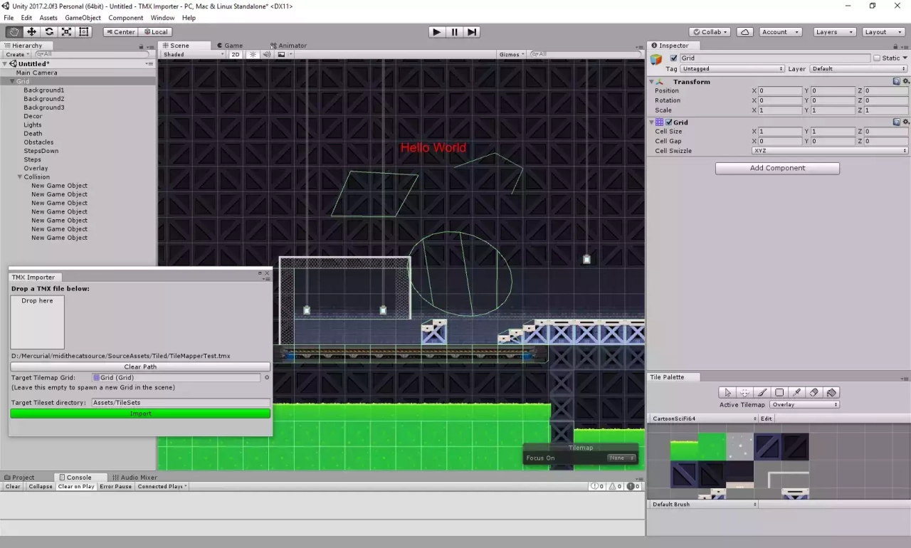 Screenshot #2 - Tiled TMX Importer
