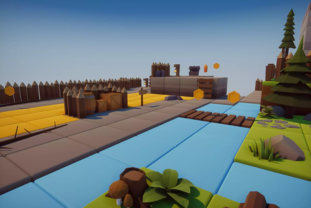 Screenshot #4 - Cartoon Low Poly Cube World