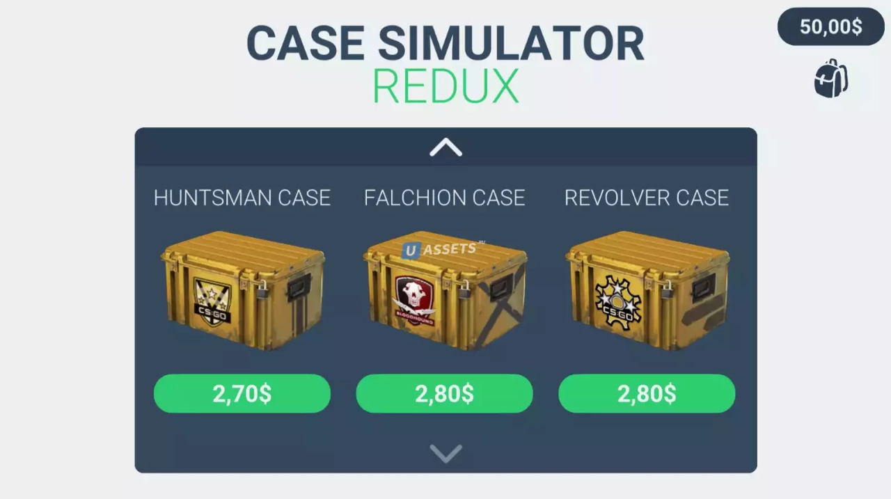Screenshot #1 - Case simulator Redux