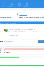 Screenshot #3 - AOMEI Partition Assistant Pro 10.4.1 на русском + ключ + WinPE