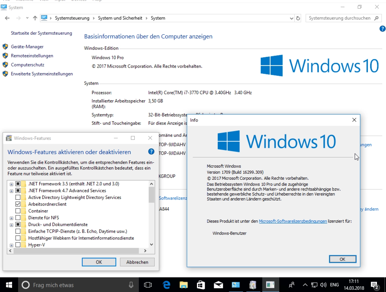 Screenshot #5 - Windows 10 RS3 1709.16299.309 AIO (x86/x64) 12in1