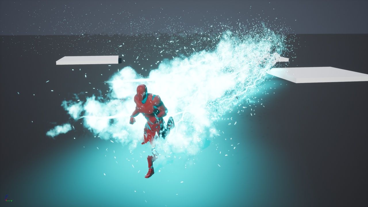 Screenshot #4 - Dash FX для Unreal Engine — набор эффектов
