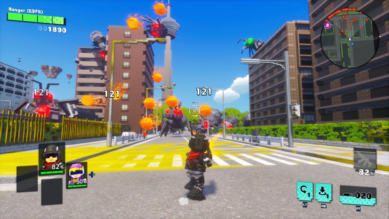 Screenshot #1 - EARTH DEFENSE FORCE: WORLD BROTHERS 2