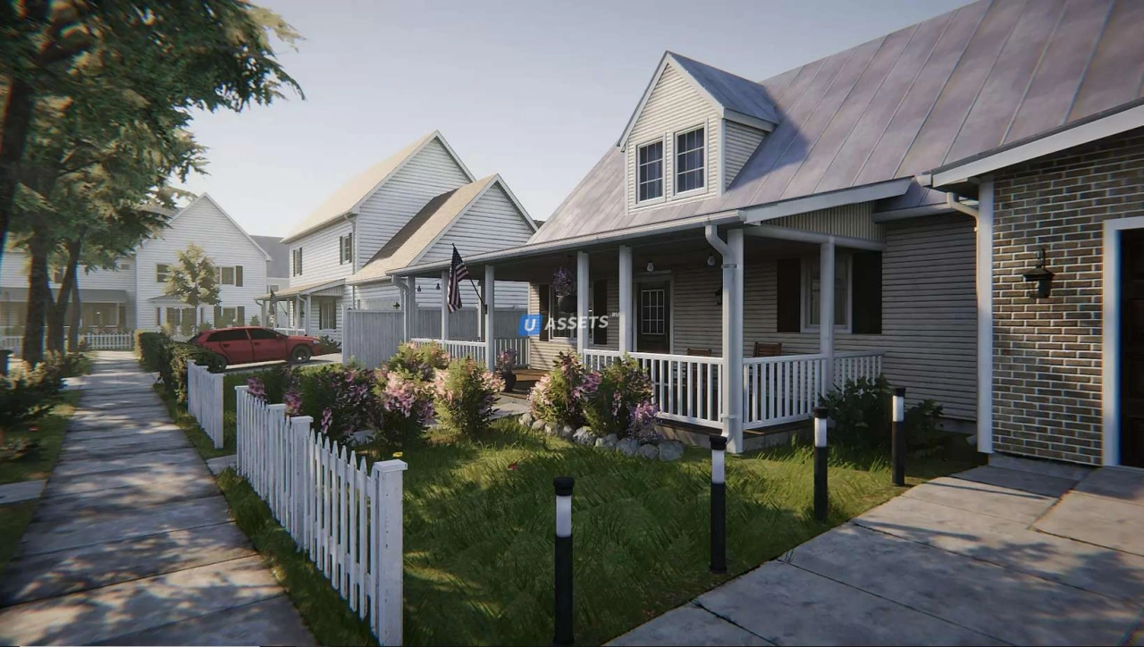 Screenshot #2 - Suburb Neighborhood House Pack (Modular)